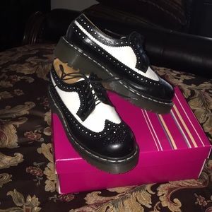 Dr. Martens Tux Wing Toe Oxfords